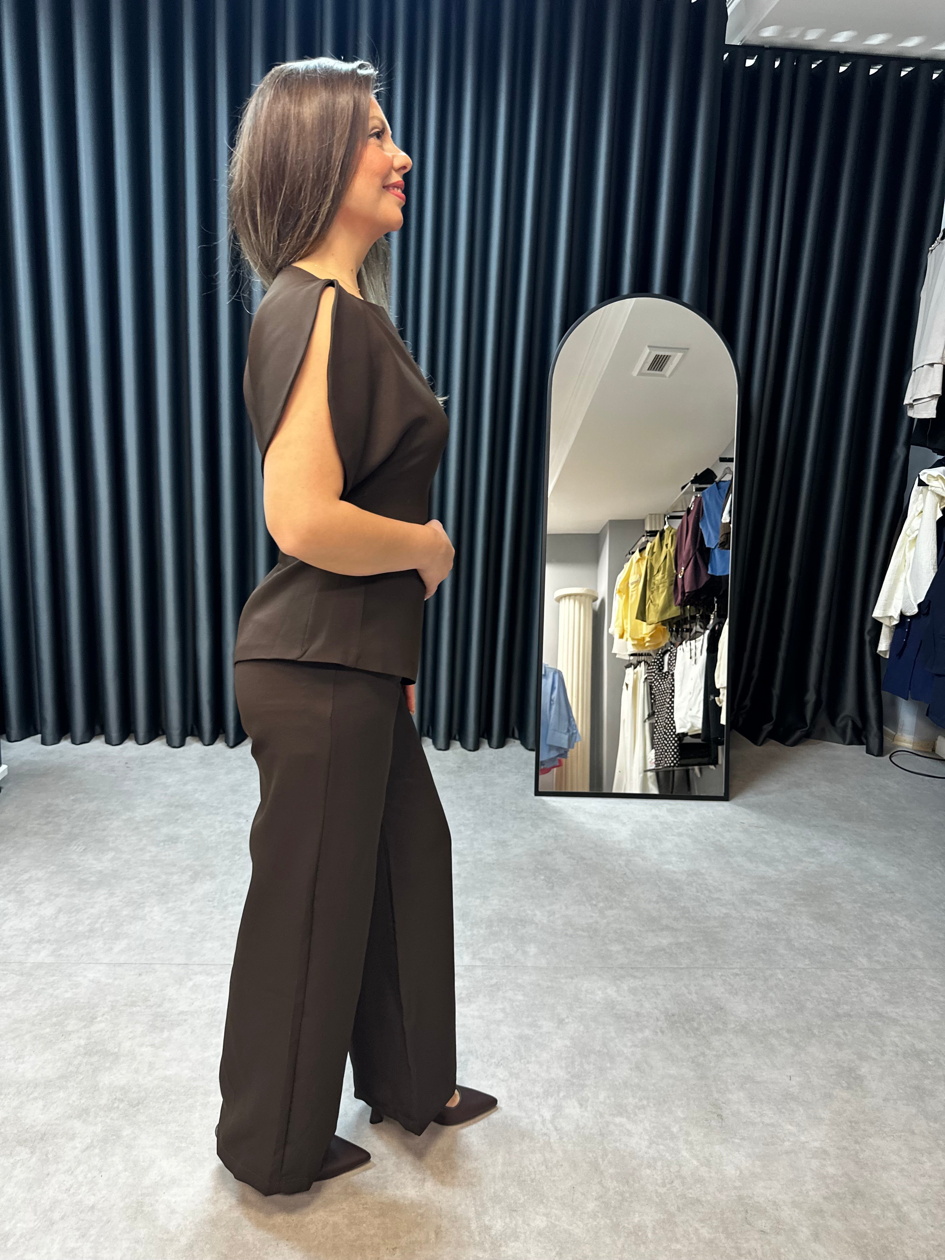 Zara model balon kollu takım