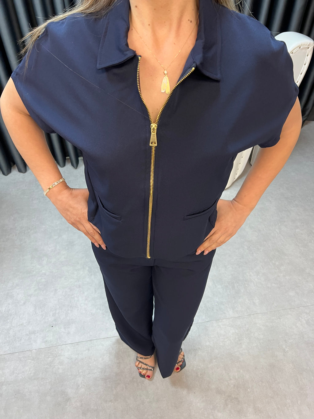 Lacivert renk Lefties model double takım