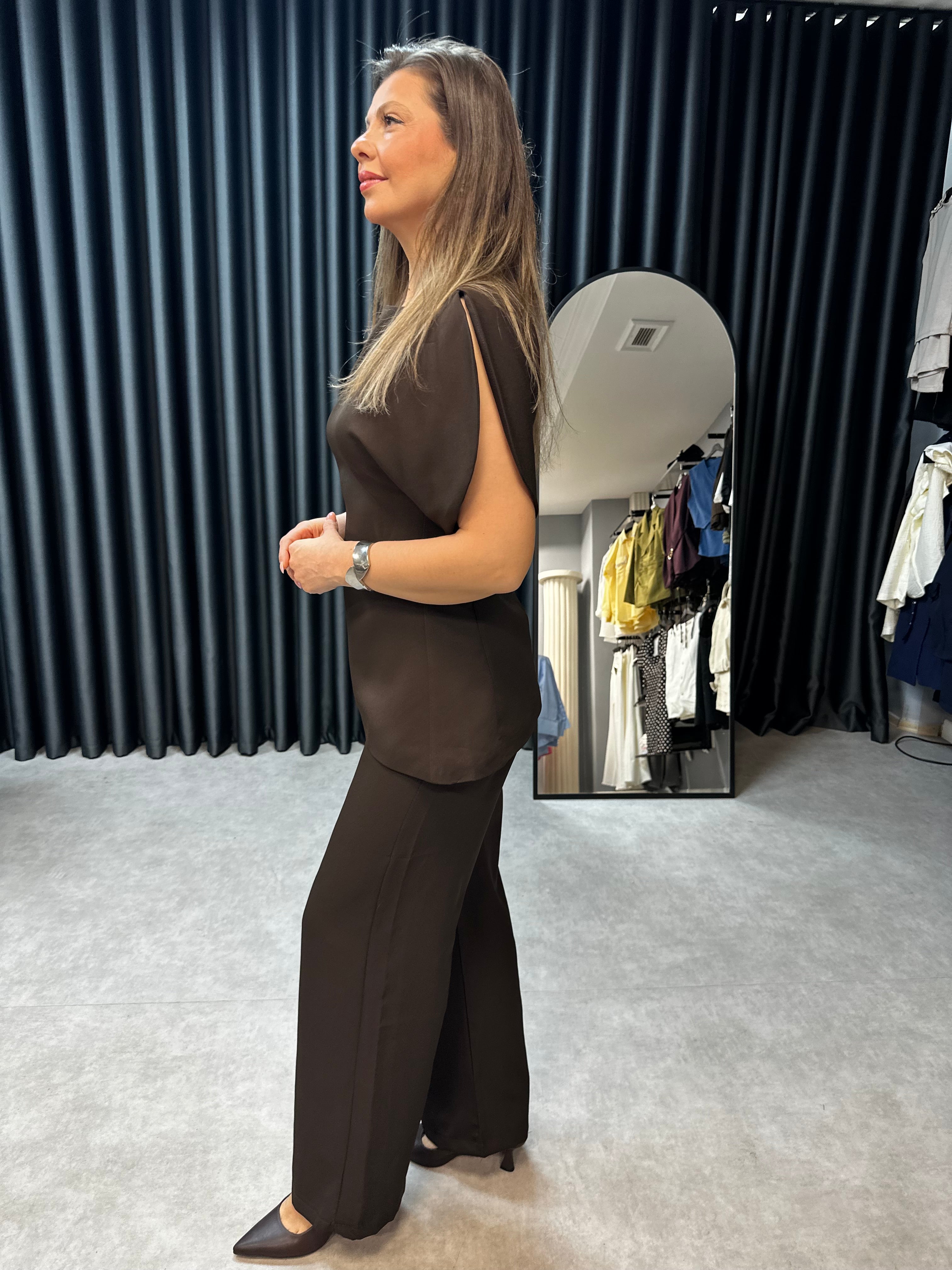 Zara model balon kollu takım