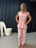 Pile detay pembe diagonel modal takım